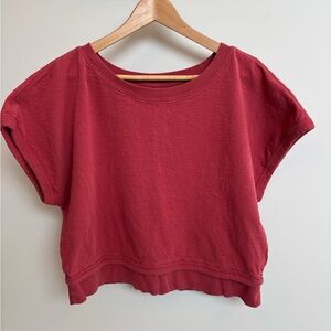 Athleta Mauve Crop Top